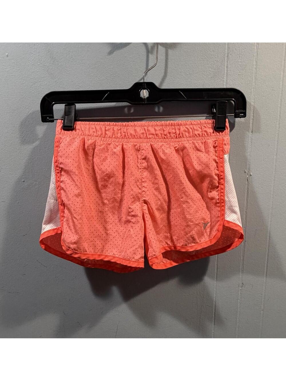 Kids Girls Old Navy Active Shorts Size Medium (8) Orange